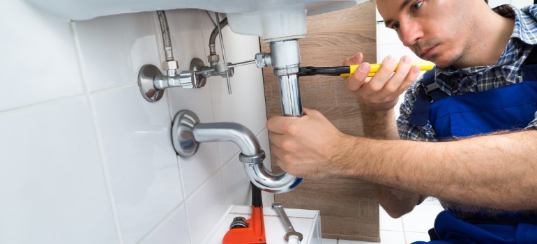 bathroom fixtures - sink installation