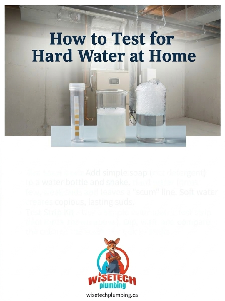 how to test hard water at home