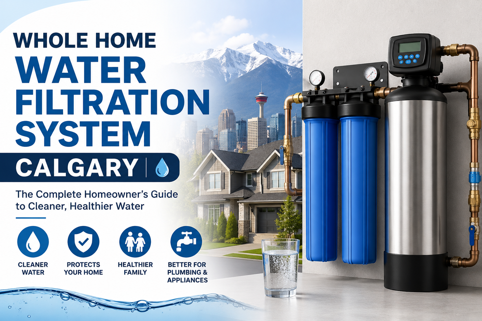 Whole Home Water Filtration System Calgary: The Complete Homeowner’s Guide to Cleaner, Healthier Water