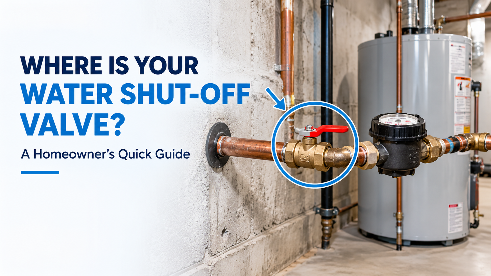 Where Is the Water Shut Off Valve in Your House?